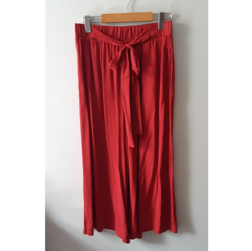Red Palazzo Pants